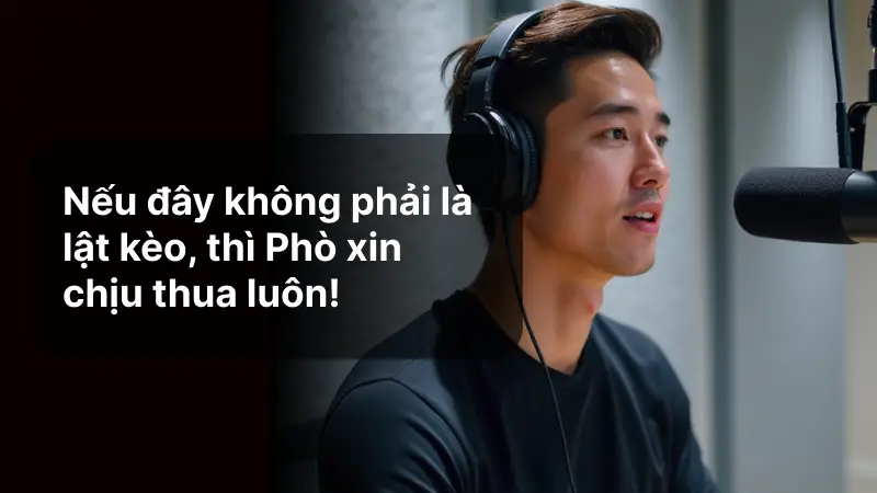 Nếu đây không phải là lật kèo, thì Phò xin chịu thua luôn!